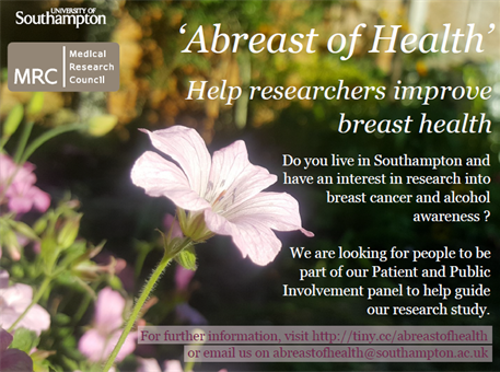Abreast of Health introductory event flyer