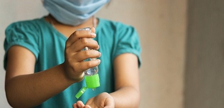 COVID_child_mask and hand gel_457x220