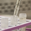 Sample tubes being filled