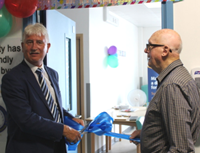 Mike Earls at MOP hub opening