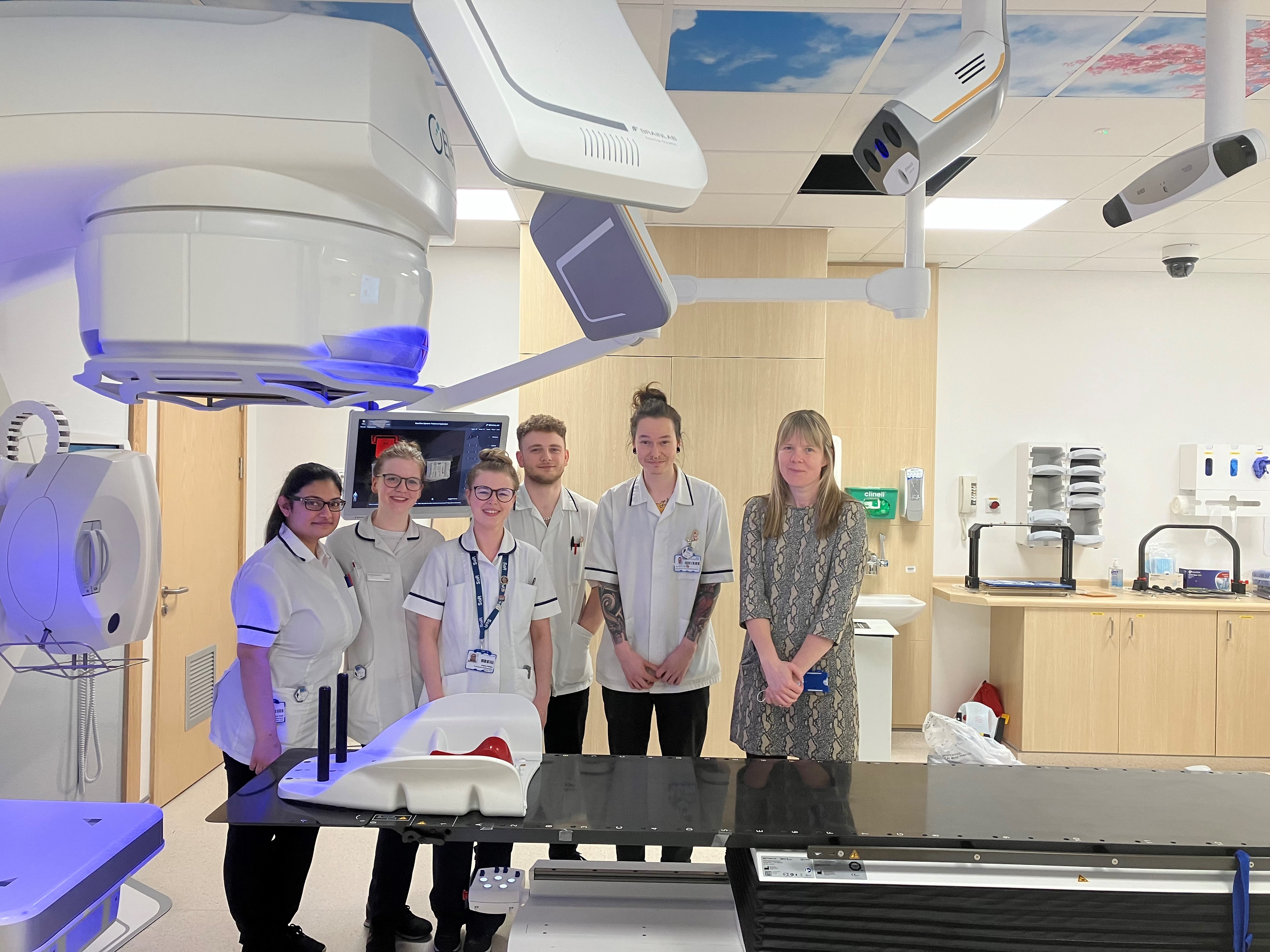 Linear Accelerator (Linac) with ExacTrac Dynamic SGRT system (from BrainLab) at UHS