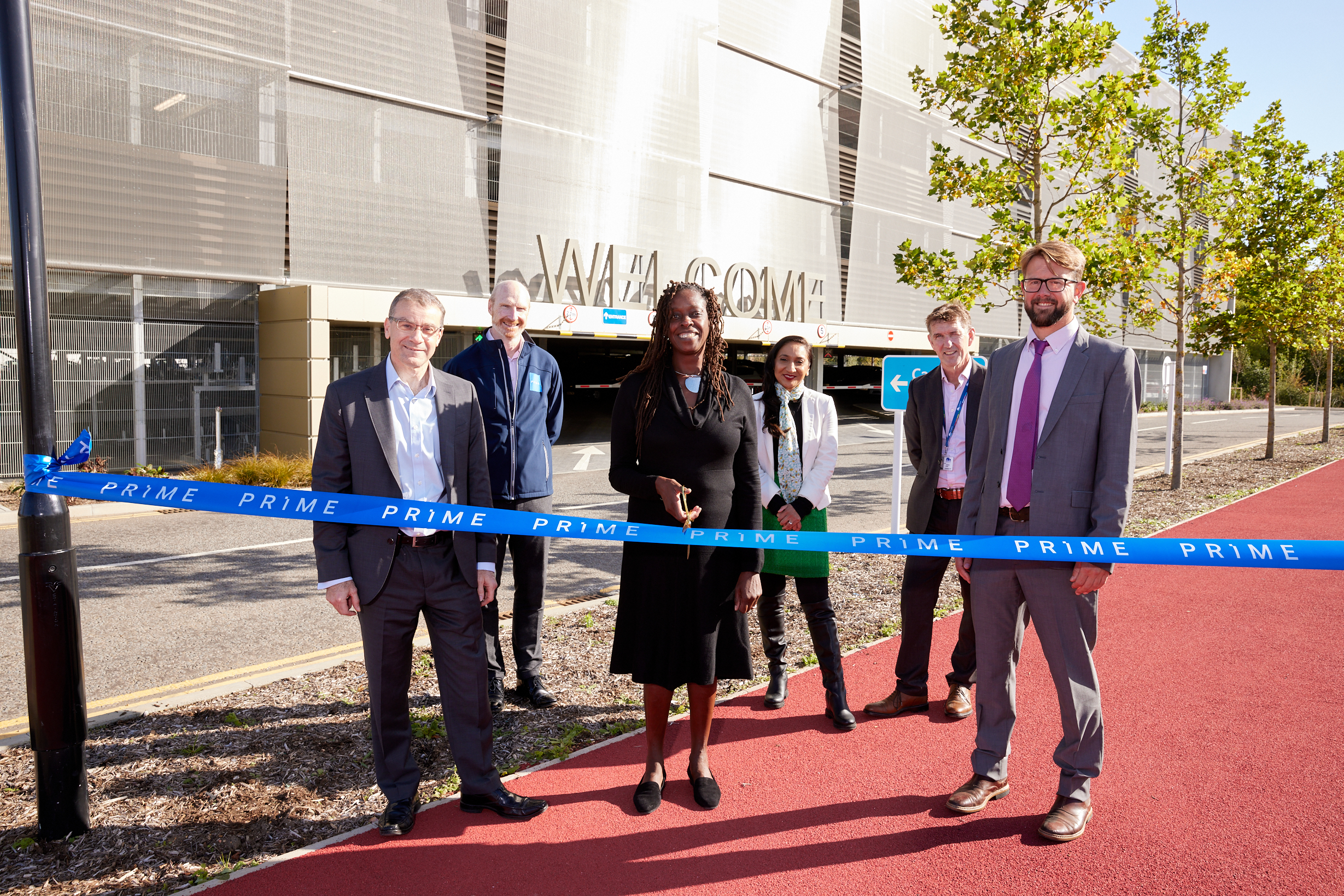 The new multi-storey park and ride facility at Adanac Health & Innovation Campus was officially opened for staff this week, in a short ceremony attended by UHS staff and key dignitaries from the city council, building developer company and contractors.