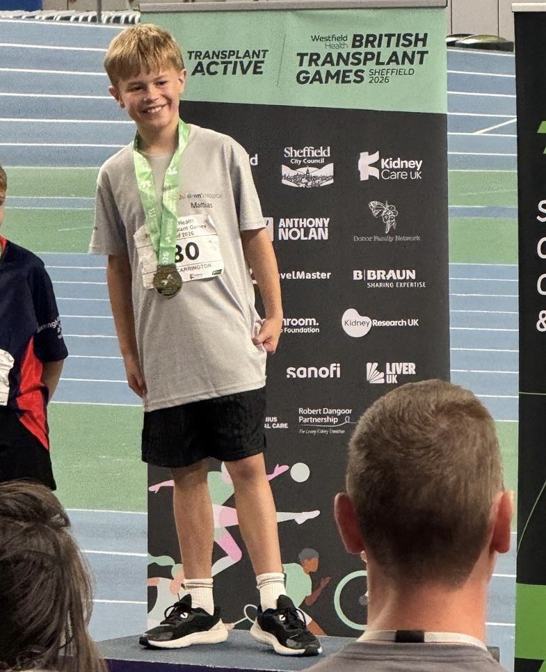 Competitor from Team Southampton on the podium 1