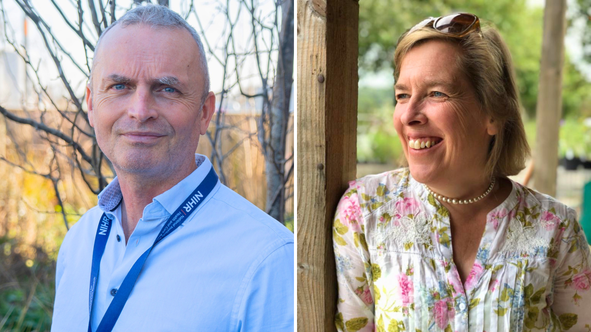 Dr Andrew Bates and Hazel Southam