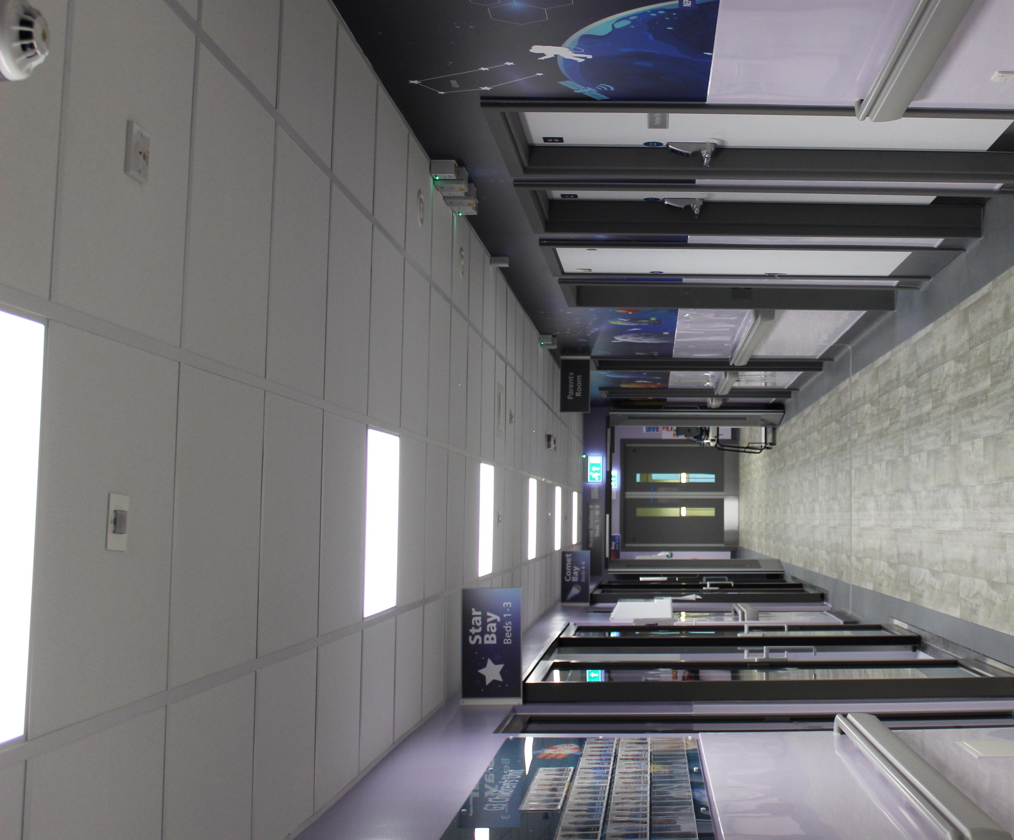 New corridor on ward G3