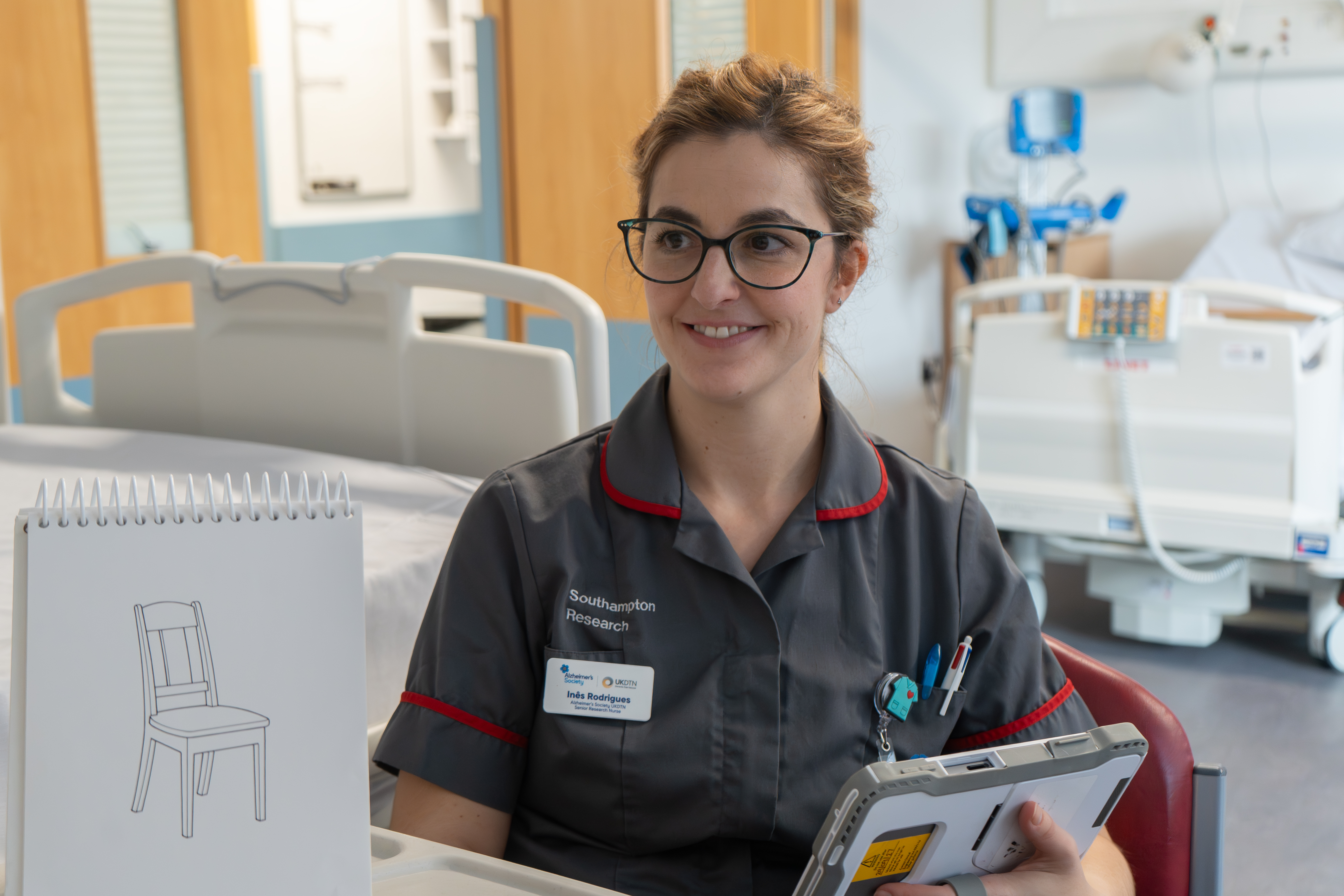 Inês Rodrigues, Alzheimer’s Society UKDTN Research Nurse and Senior Research Sister at University Hospital Southampton