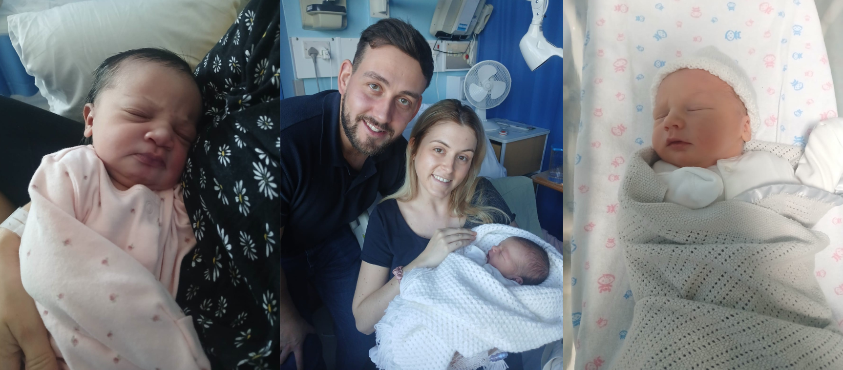 Collage of some of our New Years Day babies