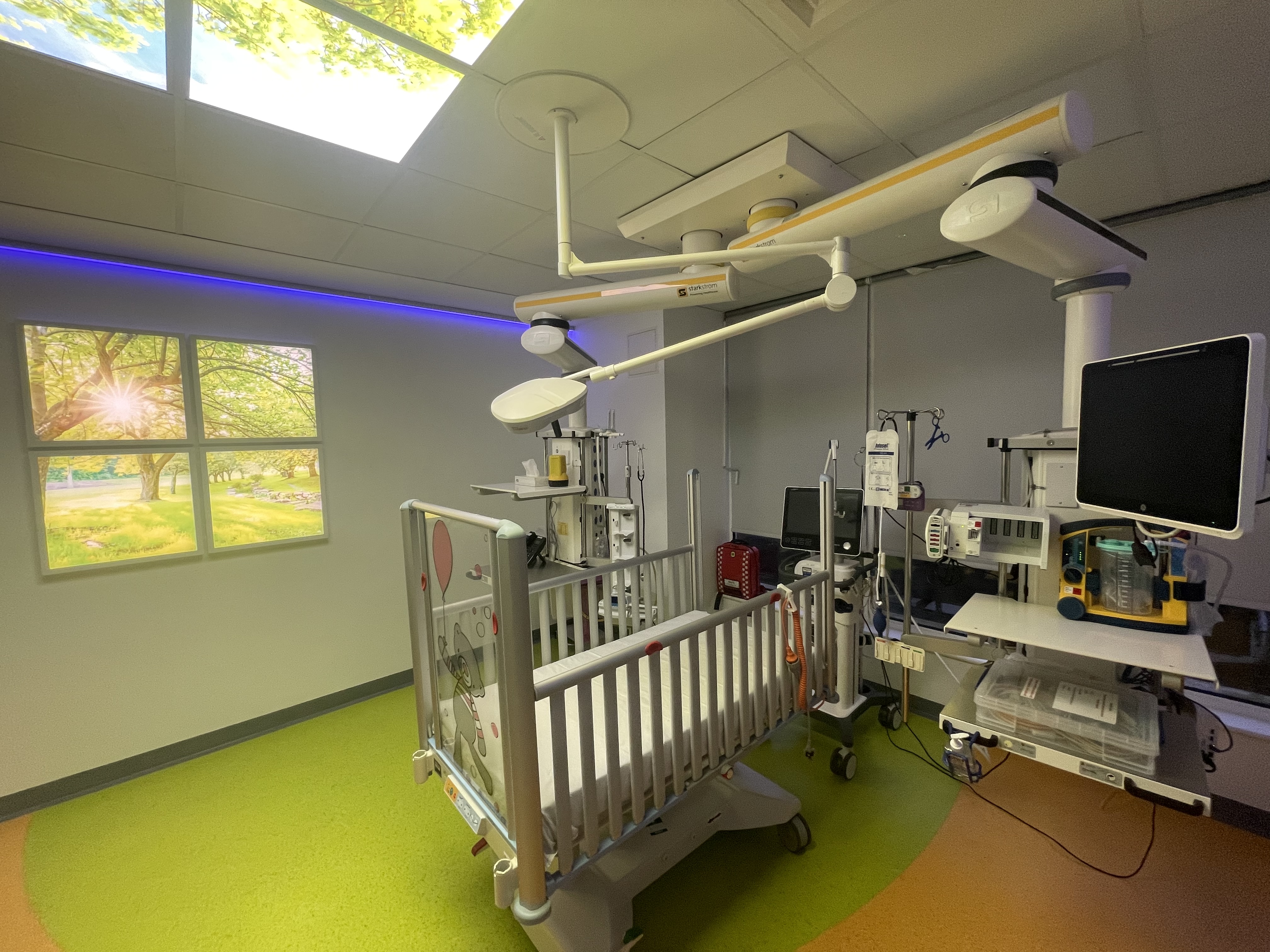 Picture of new room in PICU