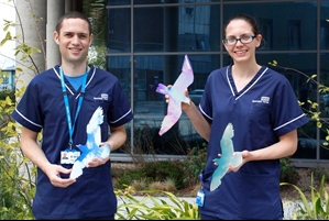 Rachel Clare and David Thomson specialist nurses organ donation