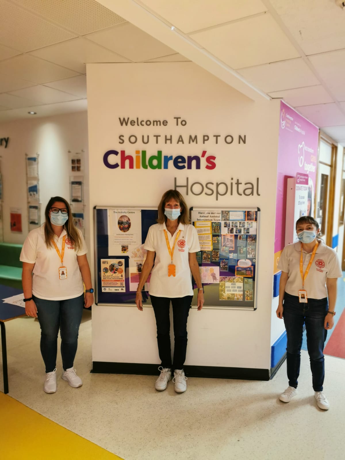Radio Lollipop volunteers at Southampton Children's Hospital