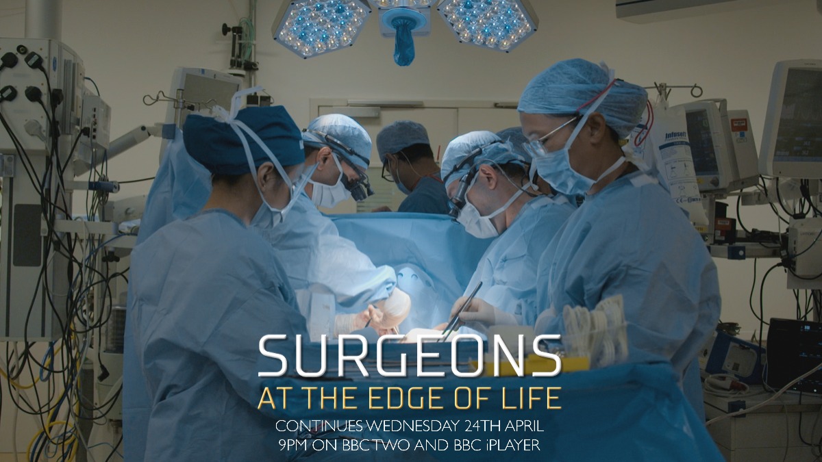 Surgeons at work to highlight new episode on 24th April at 9pm.