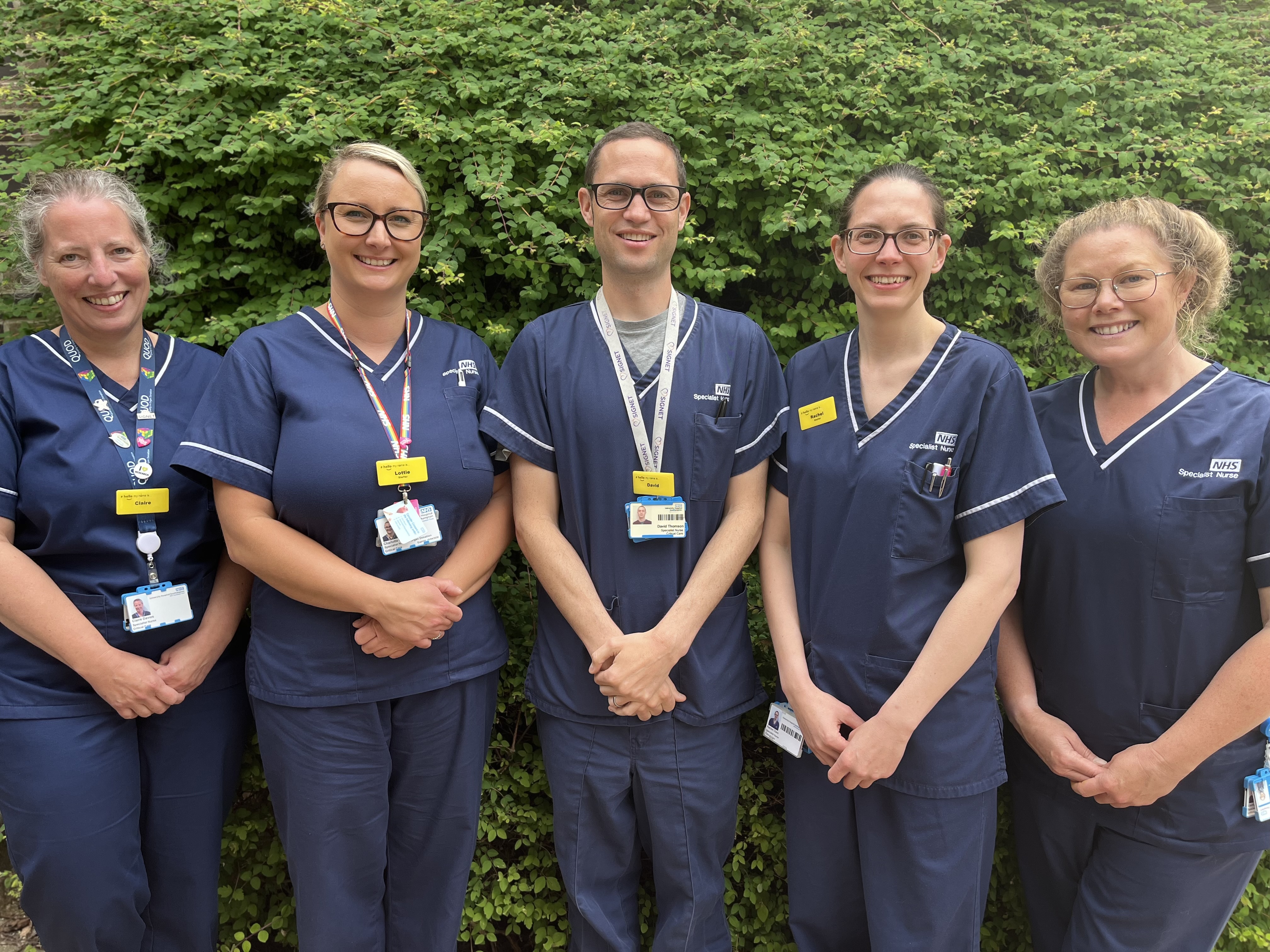 The specialist nurse organ donation team at UHS