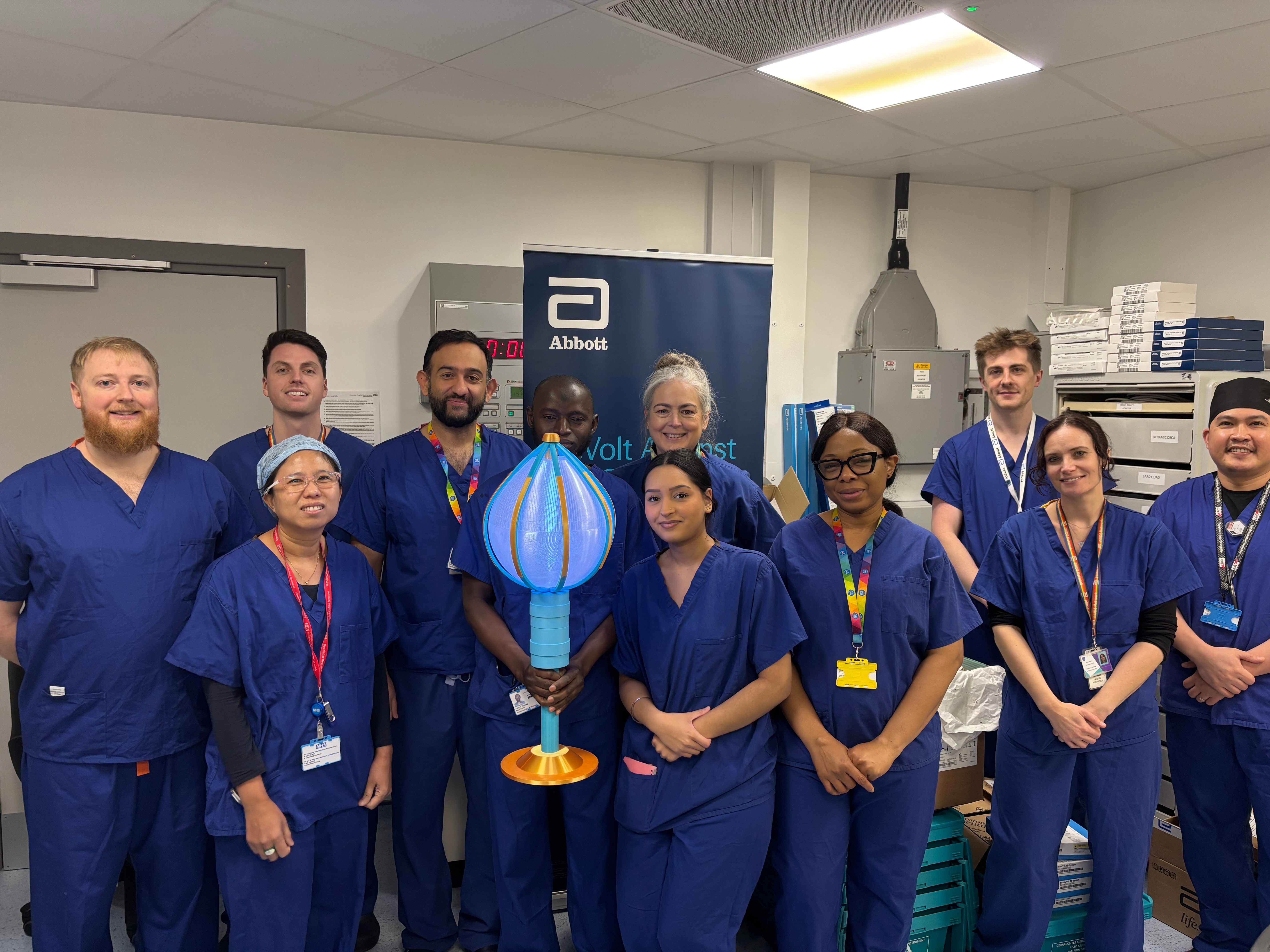 Volt procedure team at UHS