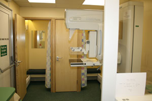 Mammography screening room