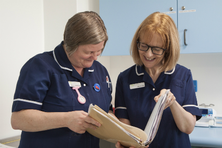 Nurses on Piam Brown ward