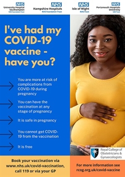 NHS vaccine poster - UK