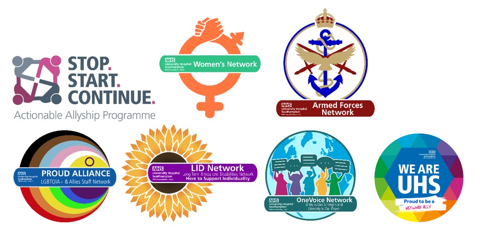 A collage of logos of networks and programmes involved in inclusion