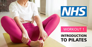 Image showing 'Introduction to pilates' video front cover