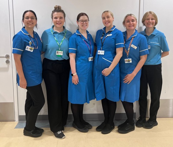 A photo of the clinical nurse specialists standing together.
