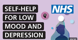 Image showing the 'Self-help for low mood and depression' video cover