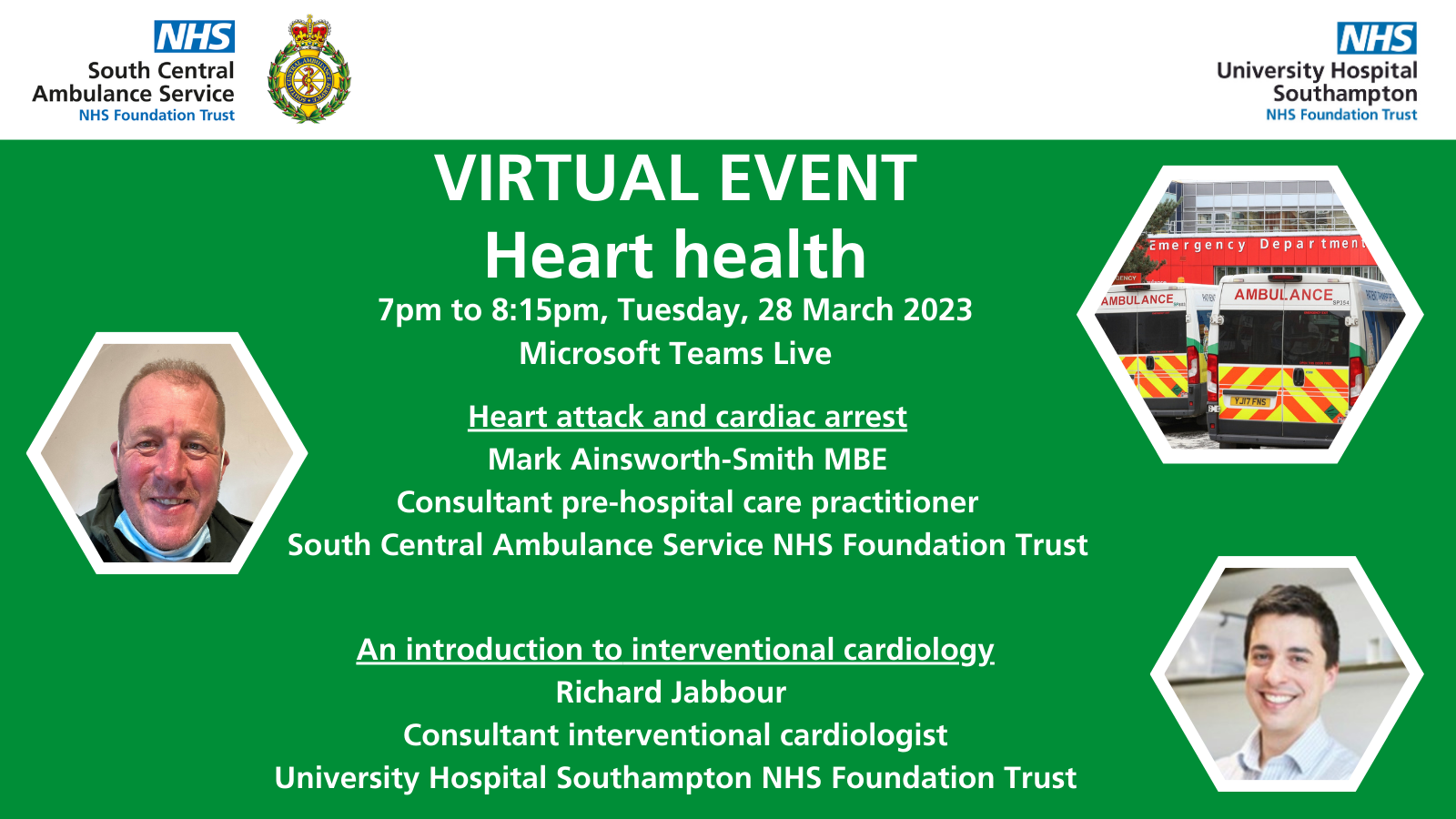 Heart health virtual event