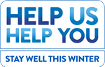 Help us, help you - NHS logo