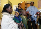 Ethiopia patients in clinic
