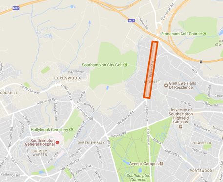 Bassett Avenue road surfacing February 2018