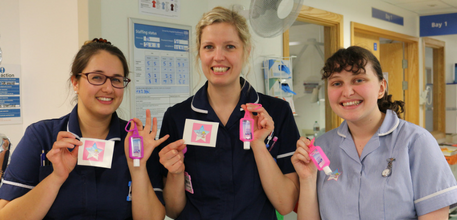 Members of staff enjoying the awareness week