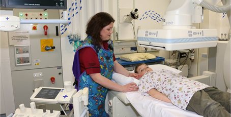 Vicky Fowler with patient