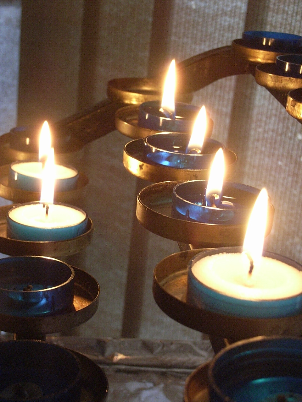 Candles in the chapel