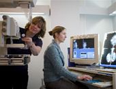 Breast imaging unit mammogram