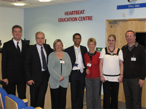 Patients and staff at 2008 nursing conference