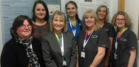 Sleep team - Dr Catherine Hill (centre left)