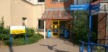 Eye casualty entrance