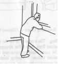Forward lean standing