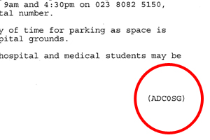 Find the clinic code