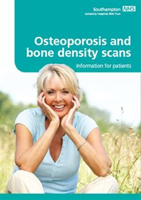 Osteoporosis and bone density scans - patient info leaflet